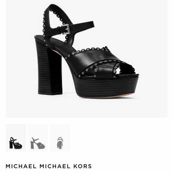 jessie leather platform sandal